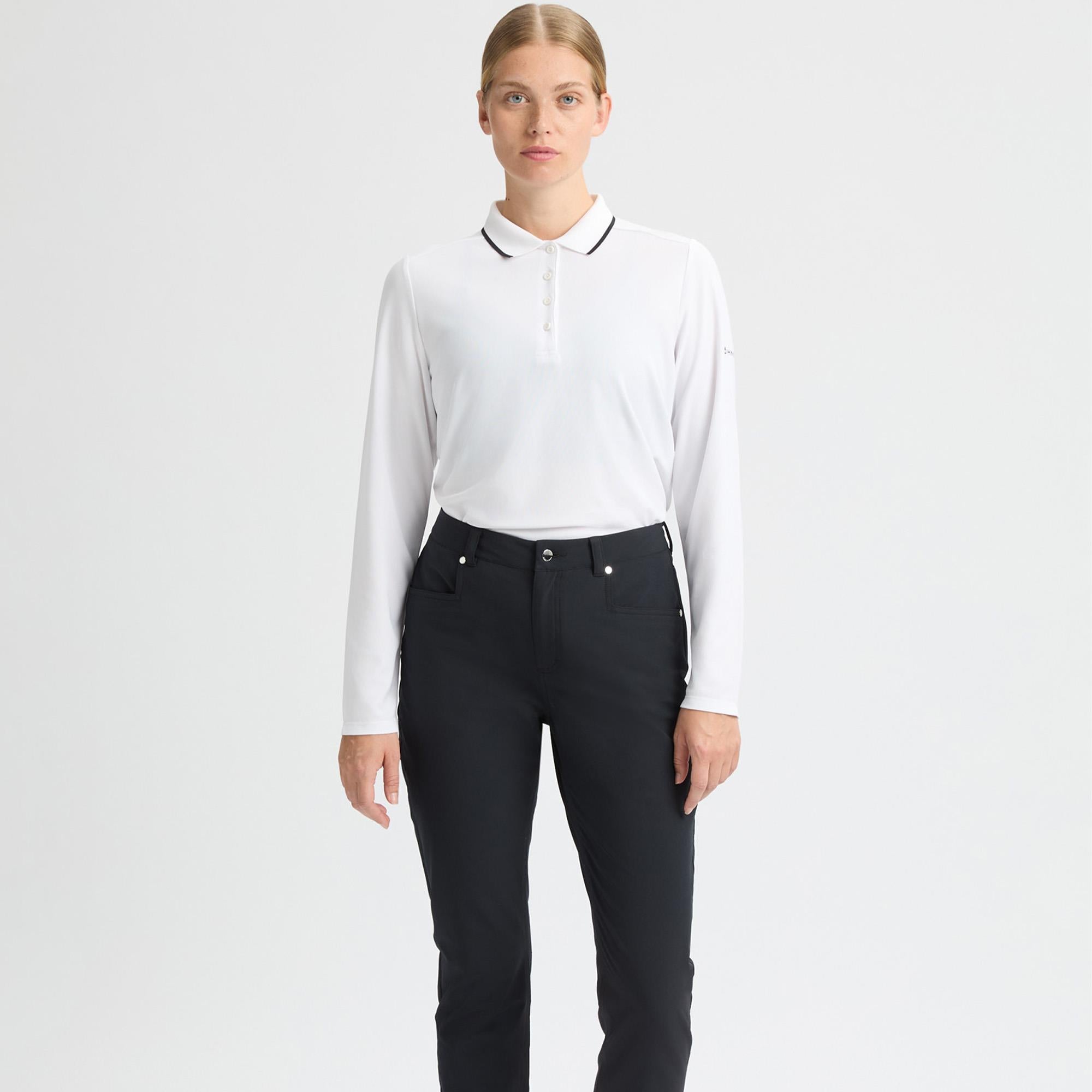 Rohnisch Chie Brushed Ladies Winter Golf Trousers Black 30 Inch